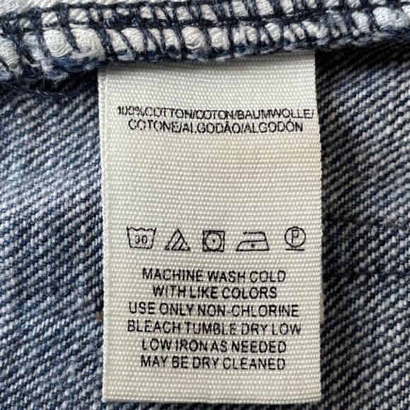 FREE PEOPLE High Rise Button Fly Cutoff Jean Shorts - Size 27 - Picture 6 of 6